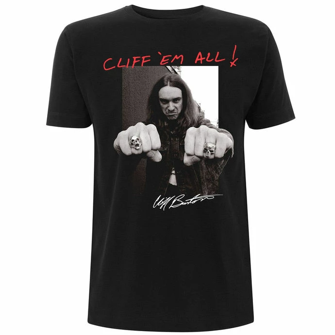 T-shirt Metal Men's Metallica - Cliff Burton - NNM
