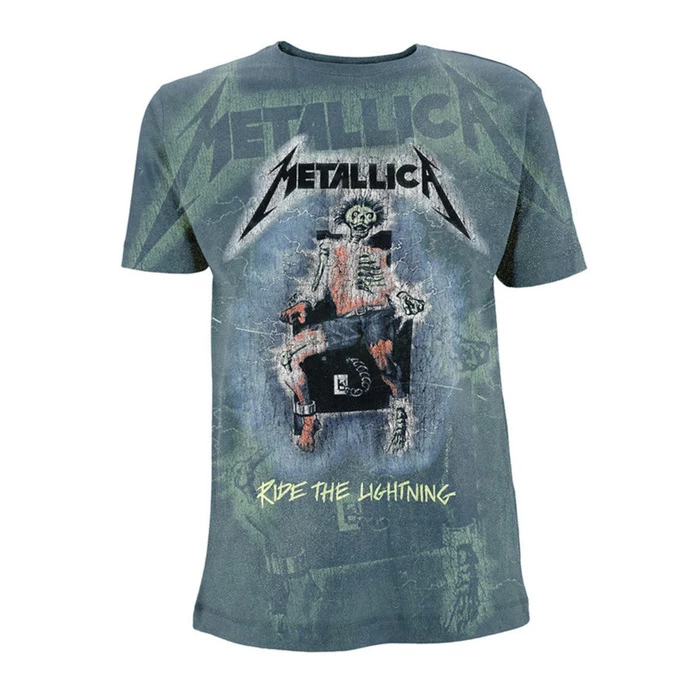 T-shirt Metal Men's Metallica - Ride The Lightning A/O - NNM
