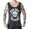 Men's Tank Top BLACK HEART - BASTARD SKULL - GREY