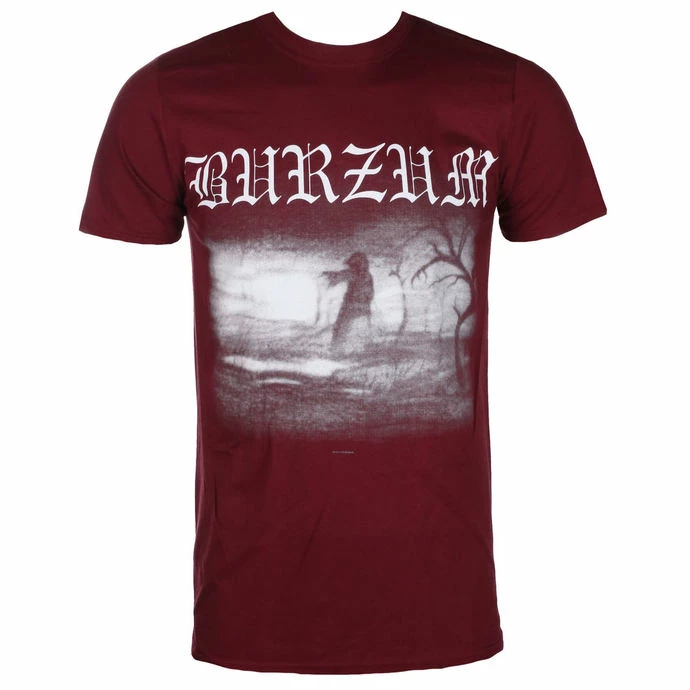 T-shirt Metal Men's Burzum - ASKE 2013 (MAROON) - PLASTIC HEAD