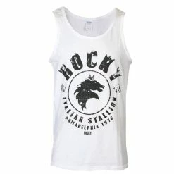 Men's Tank Top Rocky Balboa - Italian Stallion - White - HYBRIS