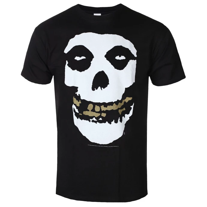 T-shirt Metal Men's Misfits - GOLD FOIL - PLASTIC HEAD
