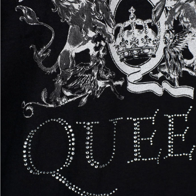 T-shirt Metal Men's Queen - Crest Logo - ROCK OFF - Image 3
