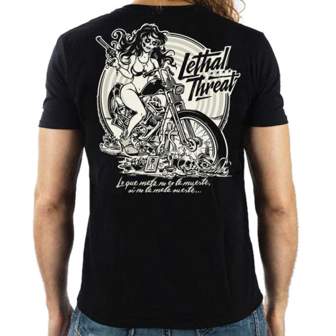 T-shirt Hardcore Men's - LA MUERTE - LETHAL THREAT