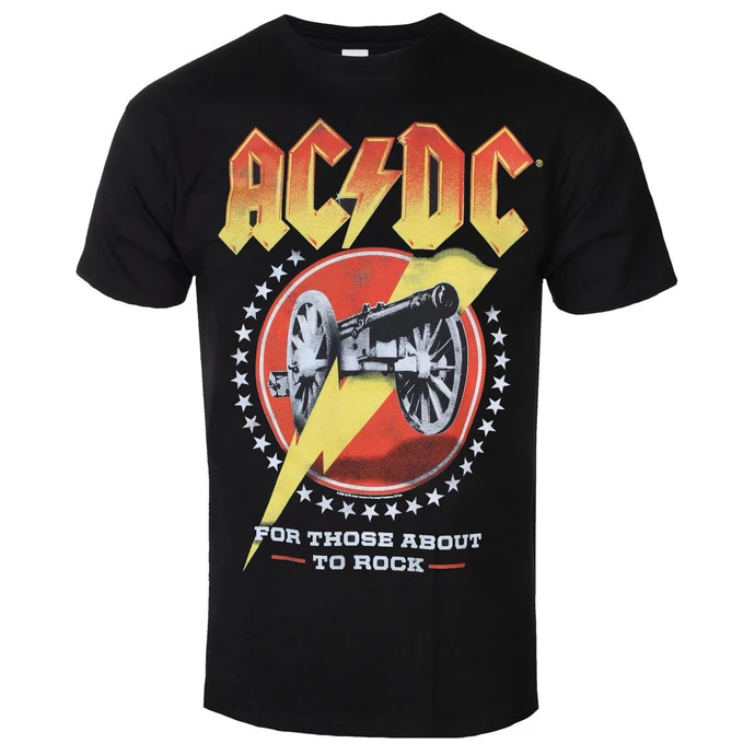 T-shirt Metal Men's AC-DC - For Those About To Rock - LOW FREQUENCY