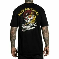 Men's T-shirt SULLEN - BEER PRESSURE - BLACK