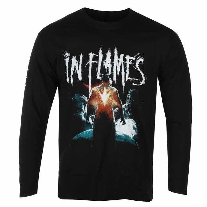 Men's T-shirt Long Sleeve In Flames - Take This Life - Black - ROCK OFF