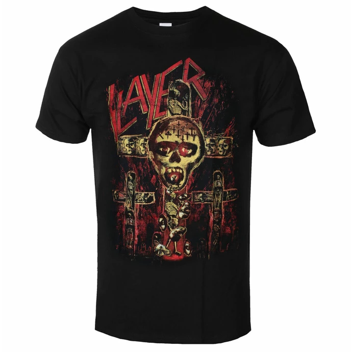Men's T-shirt Slayer - SOS Crucifiction - Black - ROCK OFF