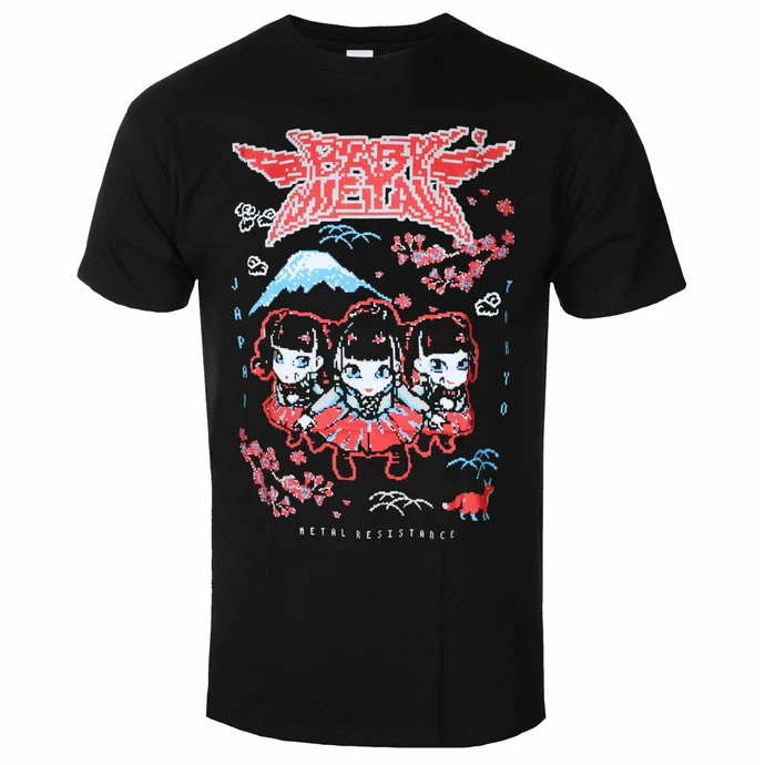 Men's T-shirt Babymetal - Pixel Tokyo - Black - ROCK OFF