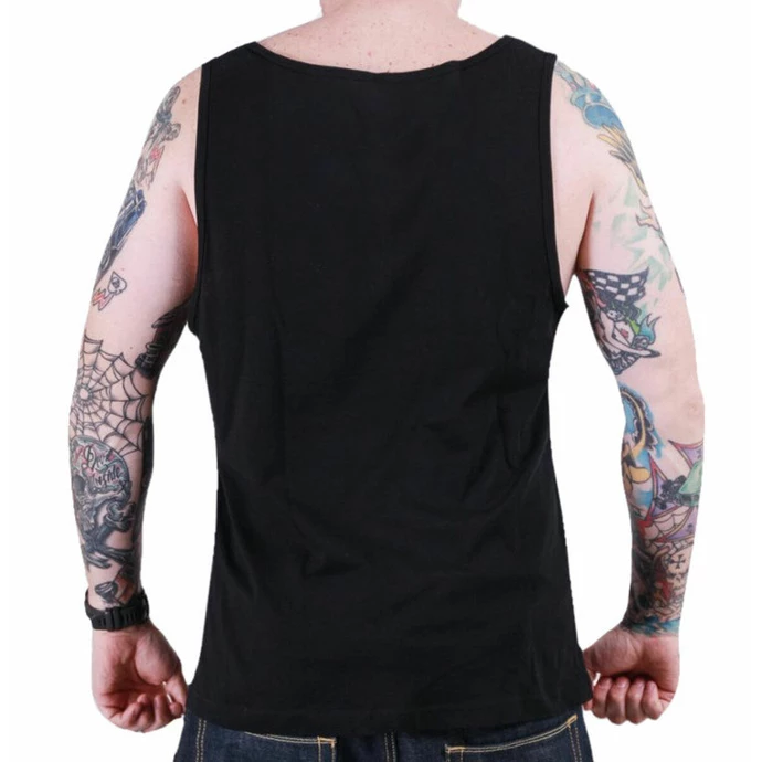 Men's Tank Top BLACK HEART - ROCKABILLY QUEEN - BLACK - Image 2