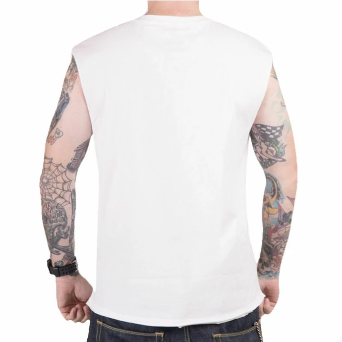 Men's Tank Top BLACK HEART - ROCKABILLY QUEEN - WHITE - Image 2