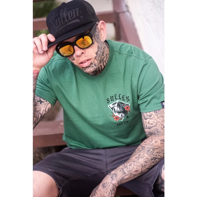 T-shirt Hardcore Men's - RIGONI SKULL - SULLEN - Image 4