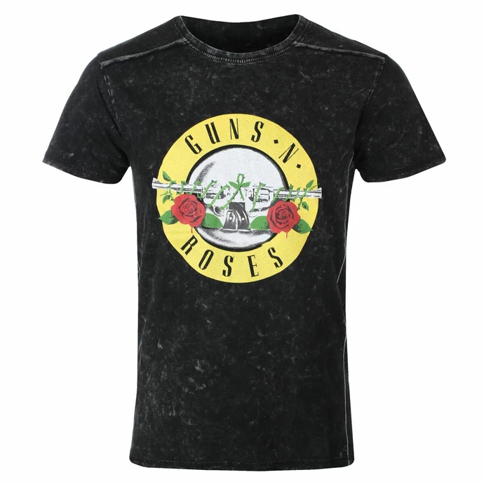 Men's T-shirt Guns N' Roses - Classic Snow Logo - BLACK - ROCK OFF