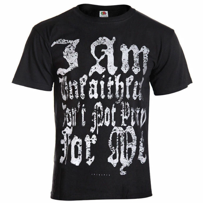 T-shirt Hardcore Men's - I Am Unfaithful - AMENOMEN