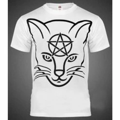 T-shirt Hardcore Men's - Head Cat - AMENOMEN
