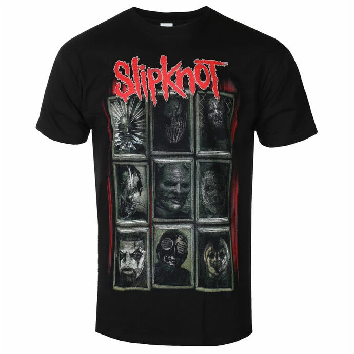 T-shirt Metal Men's Slipknot - New Masks - ROCK OFF