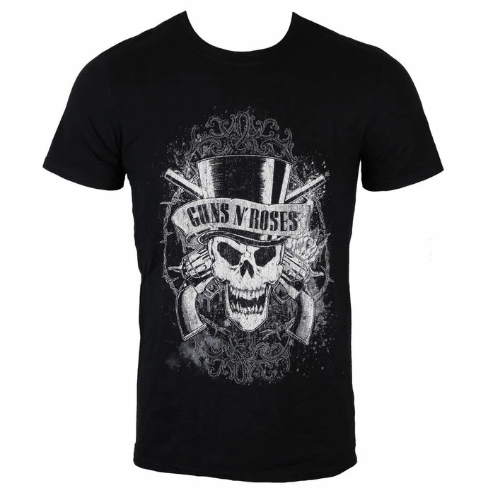 T-shirt Metal Men's Guns N' Roses - Faded Skull - ROCK OFF
