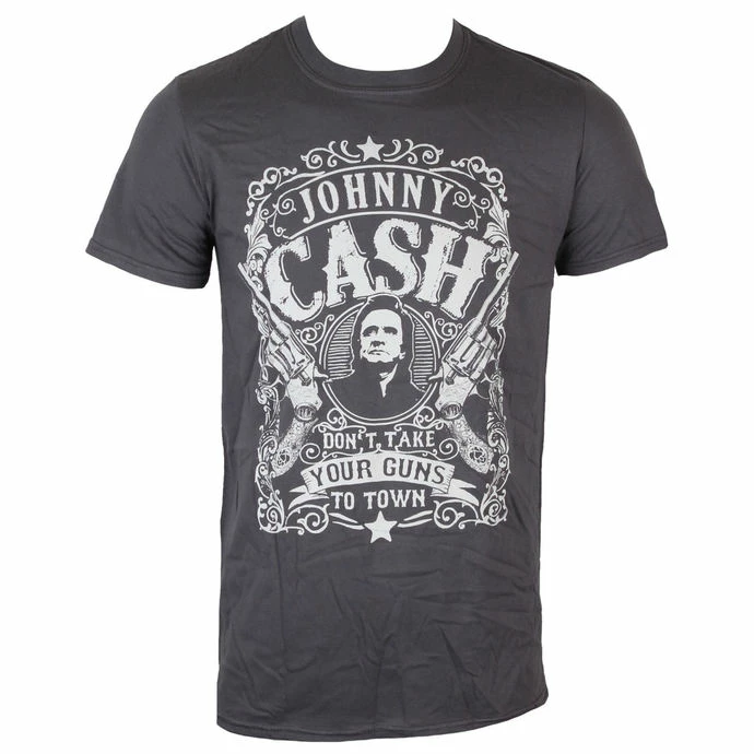 T-shirt Men Johnny Cash - Do Not Take Your Guns To Town - ROCK OFF