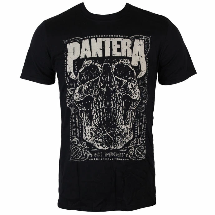T-shirt Men Pantera - 101 Proof Skull - ROCK OFF