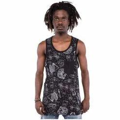 Top Men IRON FIST - Peace Out Graphic - Black