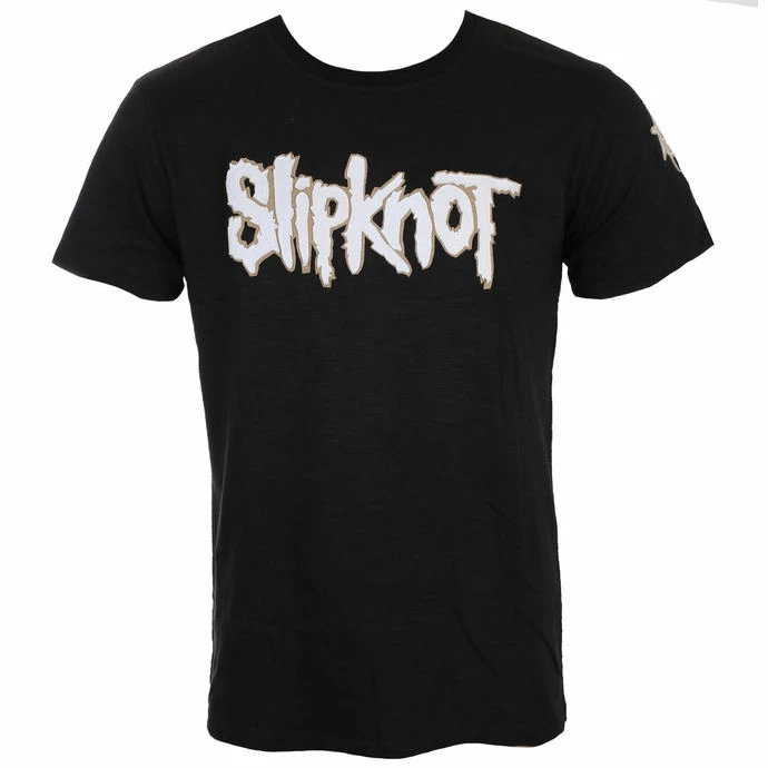 T-shirt Metal Men's Slipknot - Logo & Star Applique Slub - ROCK OFF