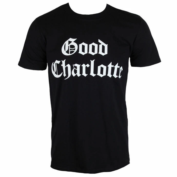 T-shirt Metal Men's Good Charlotte - White Puff Logo - PLASTIC HEAD