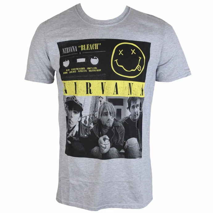 T-shirt Metal Men's Nirvana - Bleach Tape Photo - PLASTIC HEAD