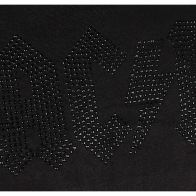 T-shirt Metal Men's AC-DC - CLASSIC LOGO CHARCOAL BLACK - AMPLIFIED - Image 2