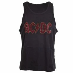 Top Men AC / DC - LOGO CHARCOAL - AMPLIFIED
