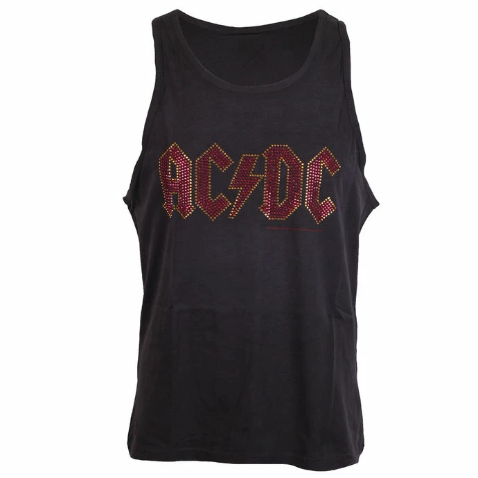 Top Men AC / DC - LOGO CHARCOAL - AMPLIFIED