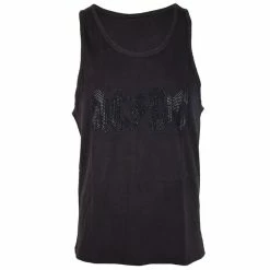 Top Men AC / DC - BALCK LOGO DIAMONTE - AMPLIFIED