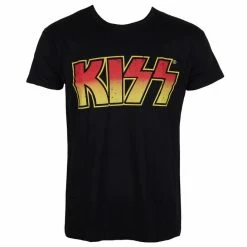 T-shirt Metal Men's Kiss - Distressed Logotype - HYBRIS