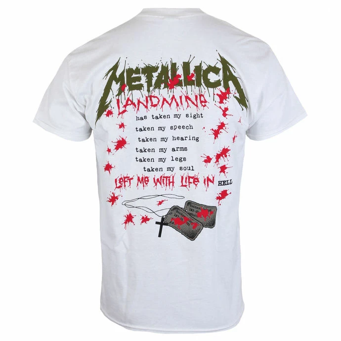T-shirt Metal Men's Metallica - One Landmine - NNM - Image 2