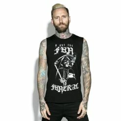 Tank Top (unisex) BLACK CRAFT - Fun In Funeral