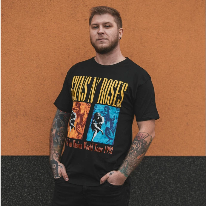 Men's T-shirt Guns N' Roses - UYI World Tour - BL - ROCK OFF - Image 3