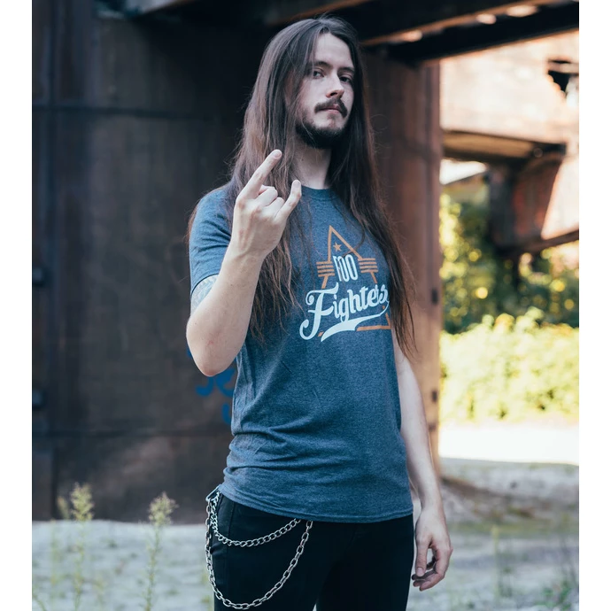 Men's T-shirt Foo Fighters - HEATHER - ROCK OFF - Image 2