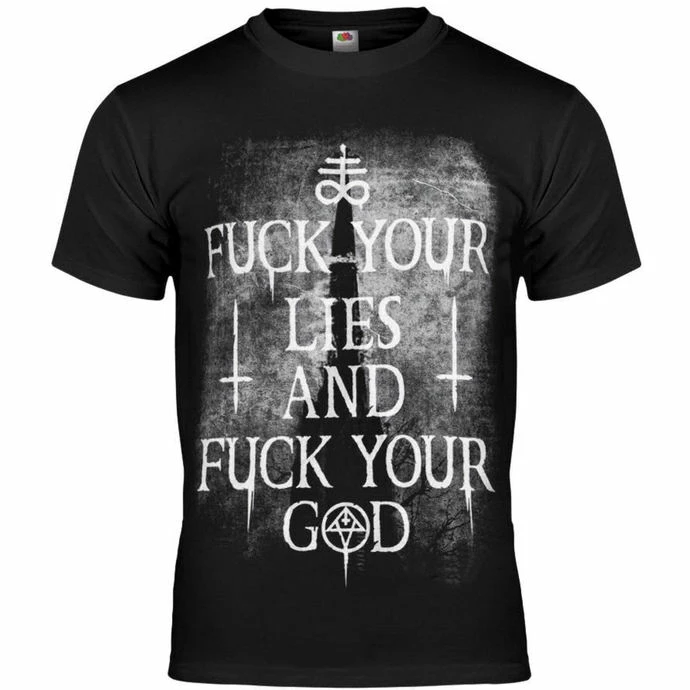 T-shirt Hardcore Men's - FUCK YOUR LIES - AMENOMEN
