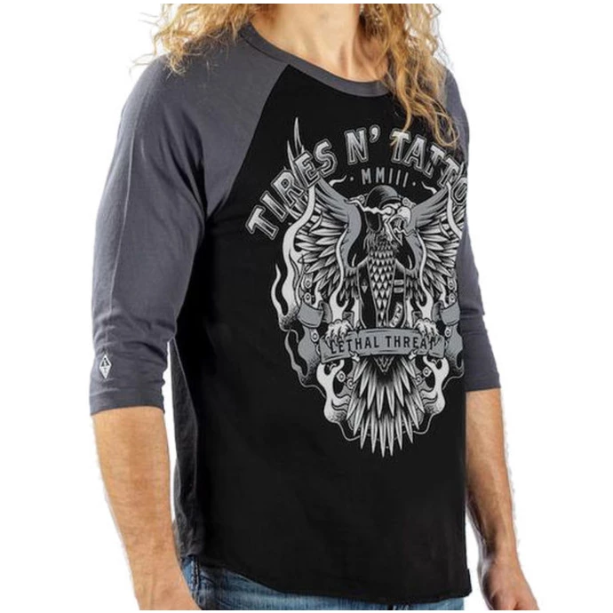 T-shirt Hardcore Men's - TIRES N TATTOOS - LETHAL THREAT - Image 2