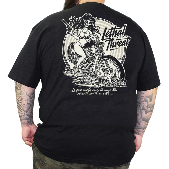 T-shirt Hardcore Men's - LA MUERTE - LETHAL THREAT - Image 3