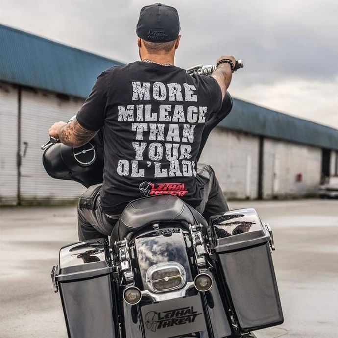 T-shirt Hardcore Men's - MORE MILEAGE - LETHAL THREAT - Image 5