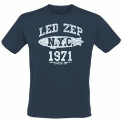 T-shirt Metal Men's Led Zeppelin - NYC 1971 - NNM