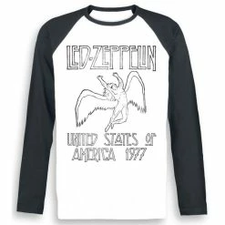 T-shirt Metal Men's Led Zeppelin - USA 77 - NNM