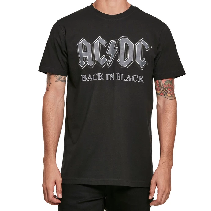 T-shirt Metal Men's AC-DC - Back In Black - NNM