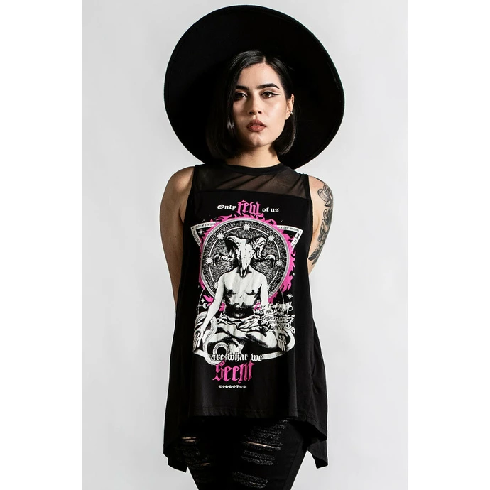 Unisex Tank Top KILLSTAR - Meditation - BLACK
