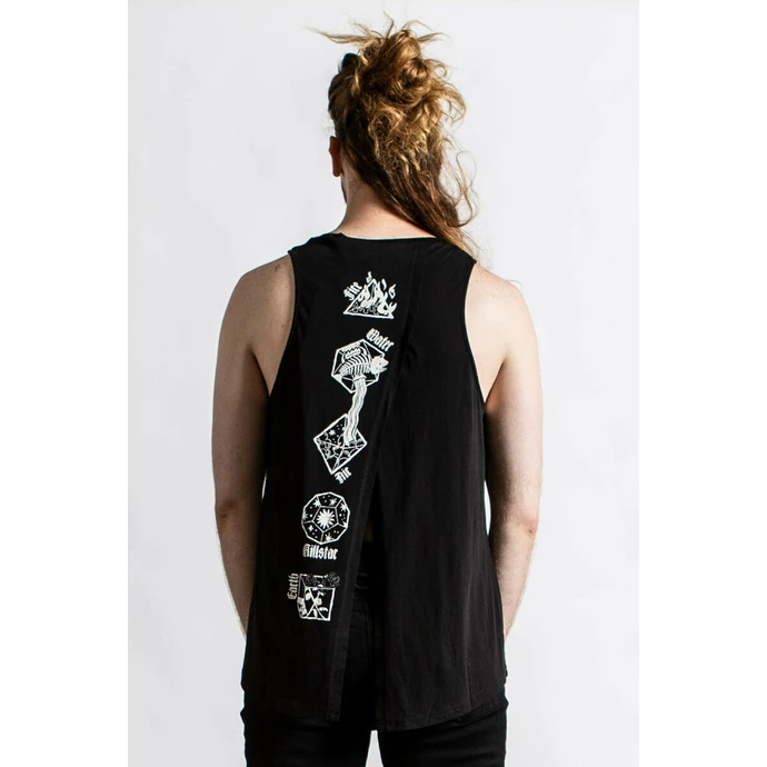 Unisex Tank Top KILLSTAR - Meditation - BLACK - Image 4