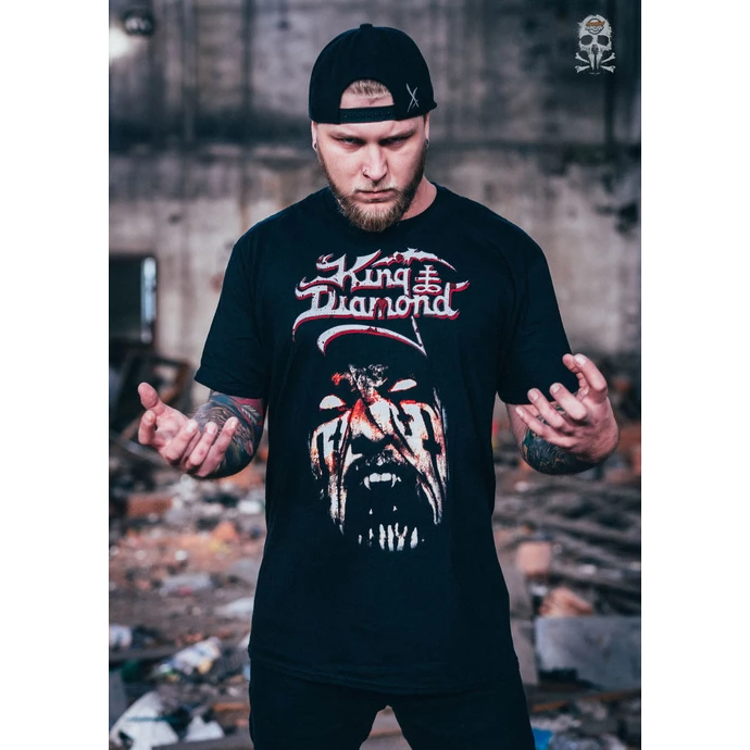 T-shirt Metal Men's King Diamond - PUPPET MASTER FACE - PLASTIC HEAD - Image 2