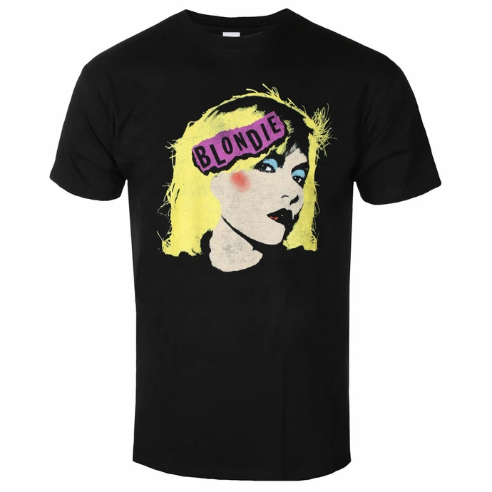 Men's T-shirt Blondie - Punk Logo - BLACK - ROCK OFF