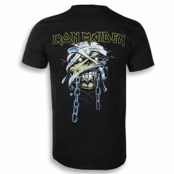T-shirt Metal Men's Iron Maiden - Powerslave Head & Logo - ROCK OFF