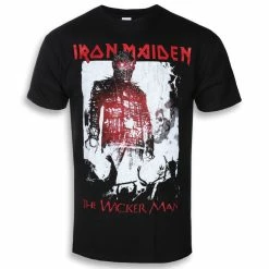 T-shirt Metal Men's Iron Maiden - The Wicker Man Smoke - ROCK OFF