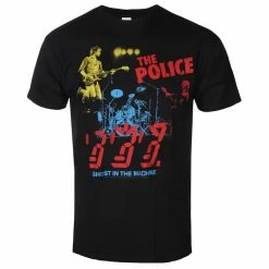 T-shirt Metal Men's Police - POLICE IN CONCERT - LIQUID BLUE